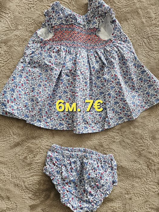 Маркови дрехи за момиченце 3-6мес 68см. Цени от 5 до 10 €.
