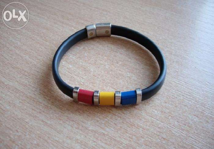 Bratara silicon si inox - superba