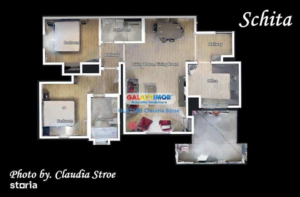 Inchiriere Apartament 3 Camere Cristal North Pipera