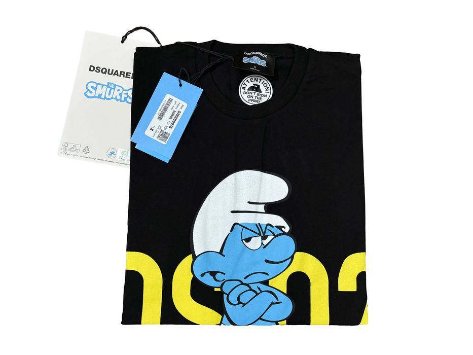 Oversize Тениска Dsquared The Smurfs - S M XL Унисекс