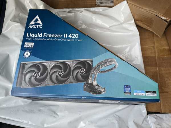 Arctic liquid freezer ii 420 установка