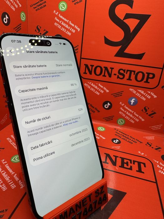 Iphone 15 PRO SZ Amanet Non Stop