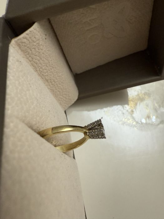 Бриллантовое кольцо 585 пробы