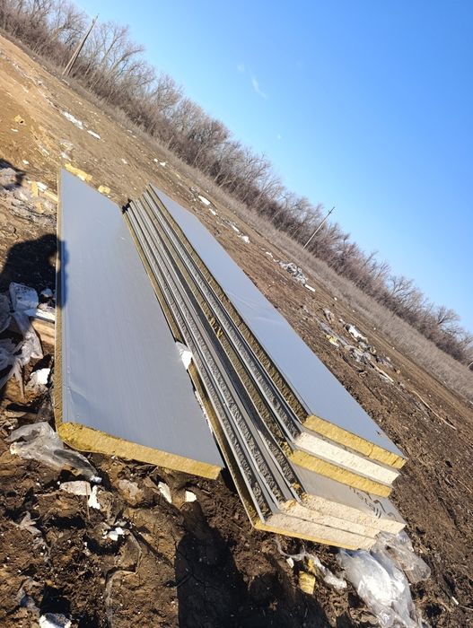 Продам стеновую сэндвич панель 100мм