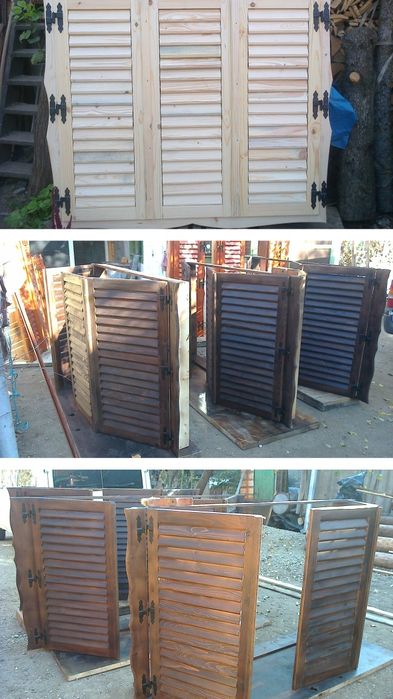 Jaluzele  și uși vintage