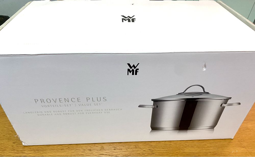 Set Vase WMF Provence inox argintiu 5 piese 16-24cm