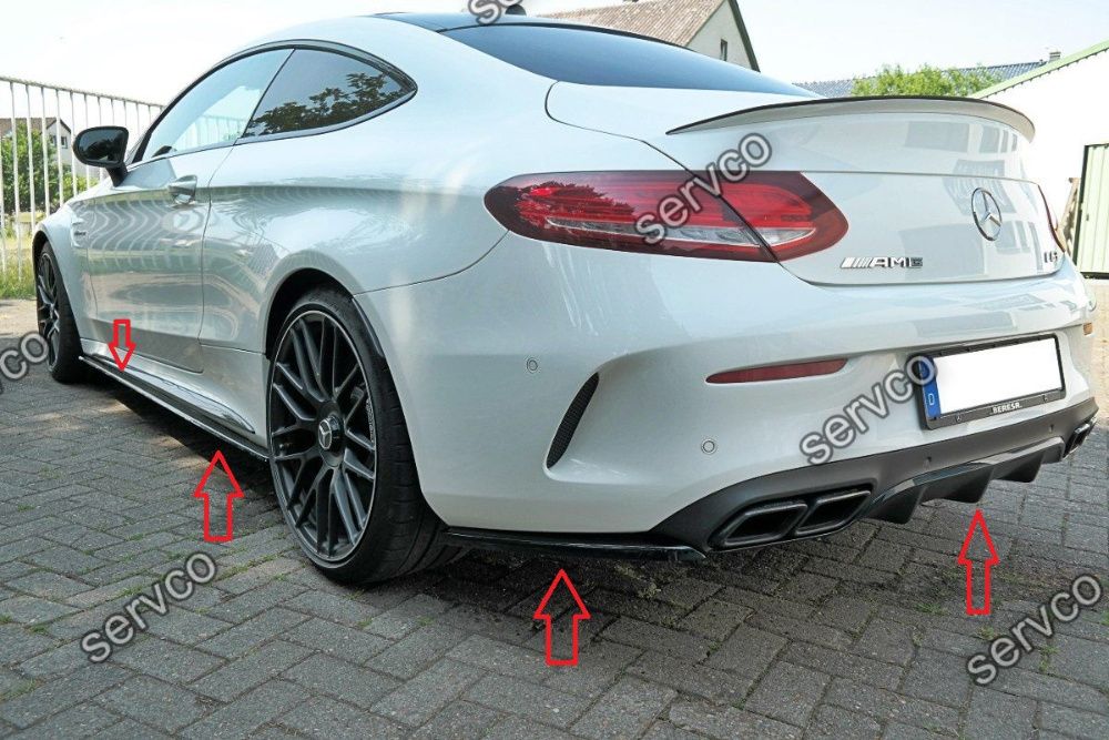 Bodykit tuning sport Mercedes C Class C205 63AMG Coupe 2016-2018 v1