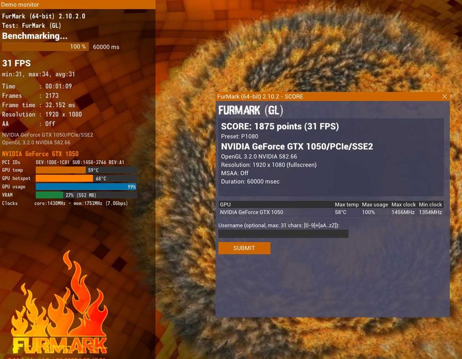 Gigabyte GeForce GTX 1050 2GB GDDR5.