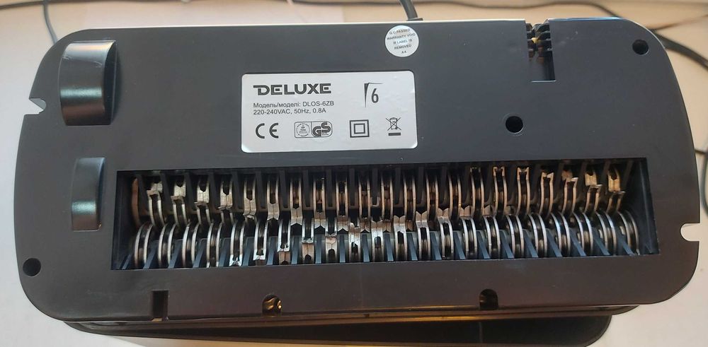 Шредер/Уничтожитель бумаги, документов DELUXE DLOS-6ZB "3" уровень