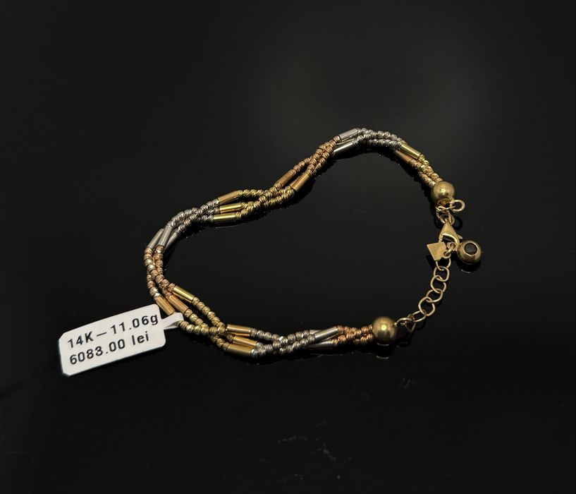Bijuteria Royal bratara din aur 14k 11.06 gr