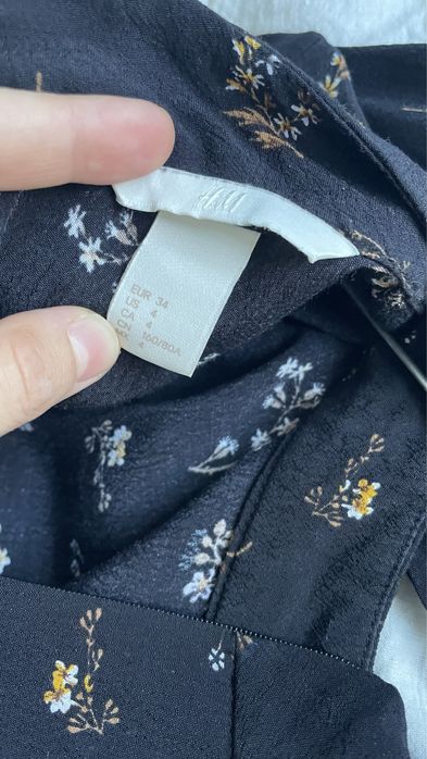 Рокля за повод с пеплум ( става и за бременни) H&М