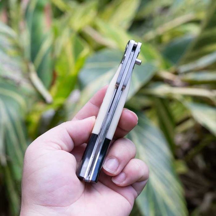 Класически сгъваем нож с калъф СССР