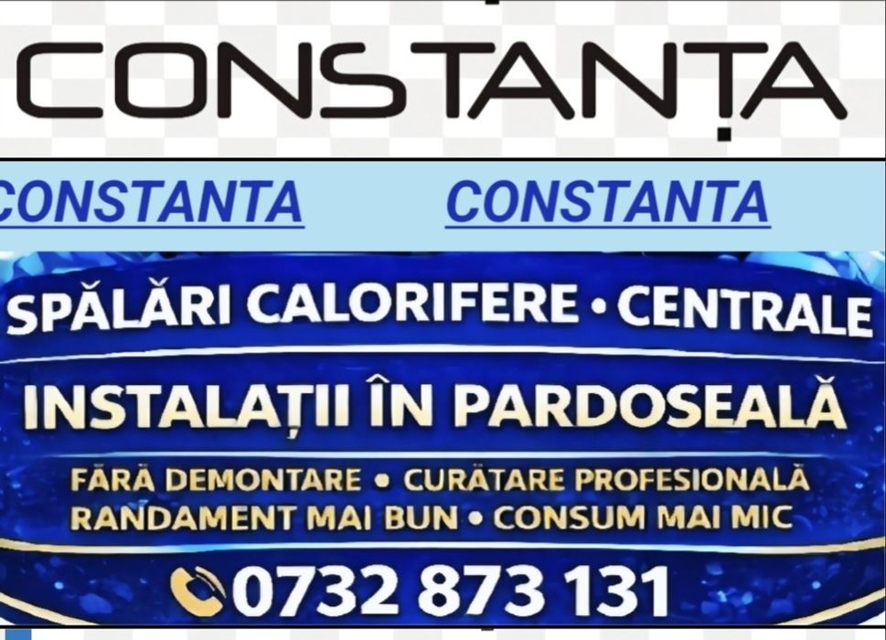 Curatare spalare  calorifere, centrale termice , incalzire in pardoseala.