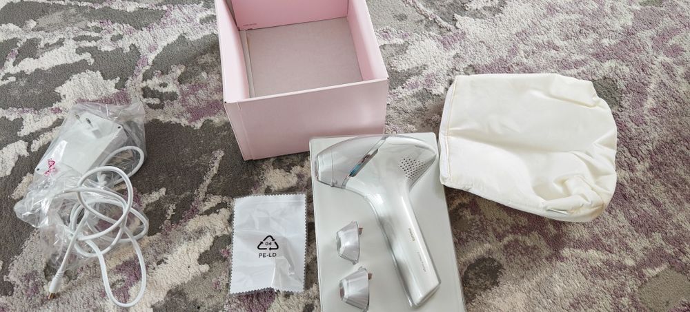 Epilator IPL Philips Lumea Prestige BRI953/00, Senzor Smartskin, utilizare cu sau fara fir