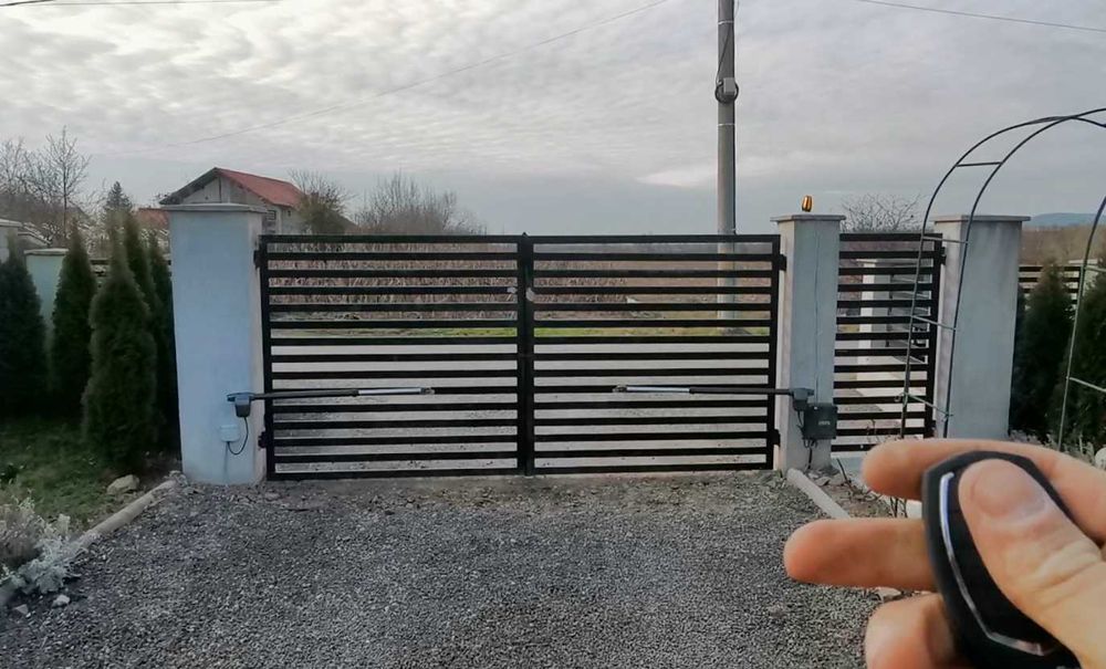 Automatizare poarta batanta culisanta sina Motorline montaj Mures
