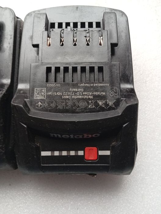 Acumulatorii metabo 18 v și 14.4v
