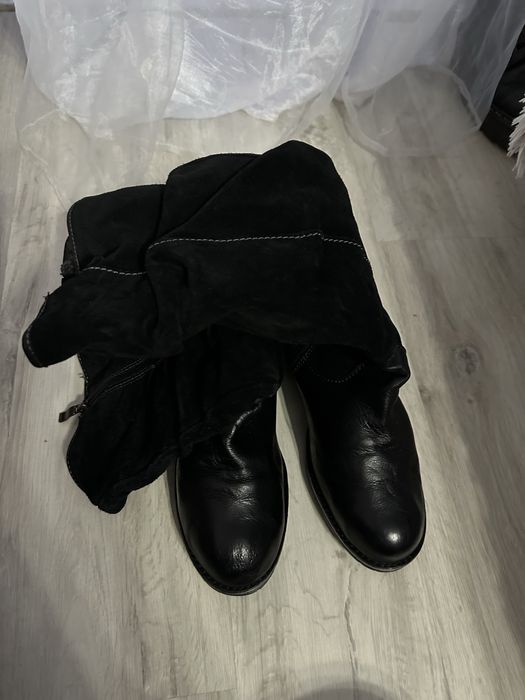 Cizme piele naturala imblanite