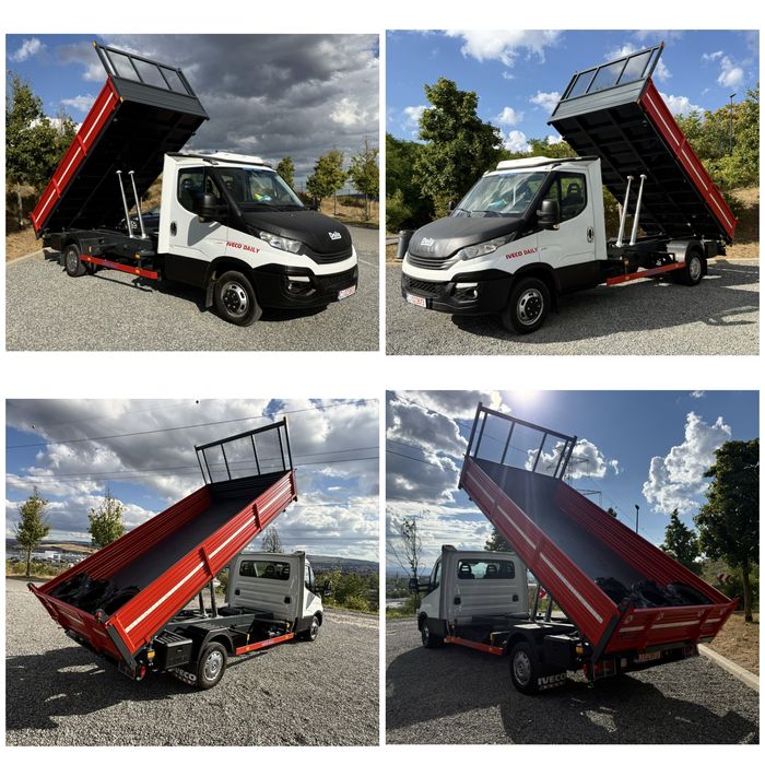 Iveco Daily Basculabil pe CUTIE 35c15 50c 15 c17 c18 Mercedes Sprinter 519 419 518 418 VW LT Fiat Ford Renault MAN Atego AC Climă TOP