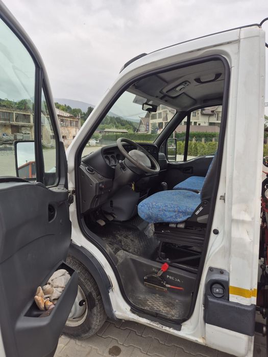 Iveco Daily 50C13 cu Macara Fassi F30, Benă Aluminiu