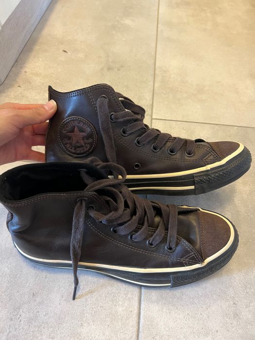 Оригинални кецове Converse естествена кожа