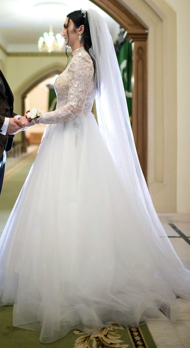 Rochie mireasa - Marime S-M - Model deosebit