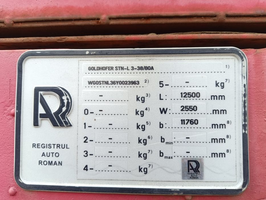 Trailer  transport utilaje Goldhofer STN-L