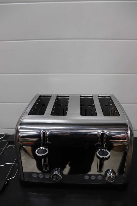 Вертикален тостер Cecotec Double Inox 1700W 2 секции, 4 филии