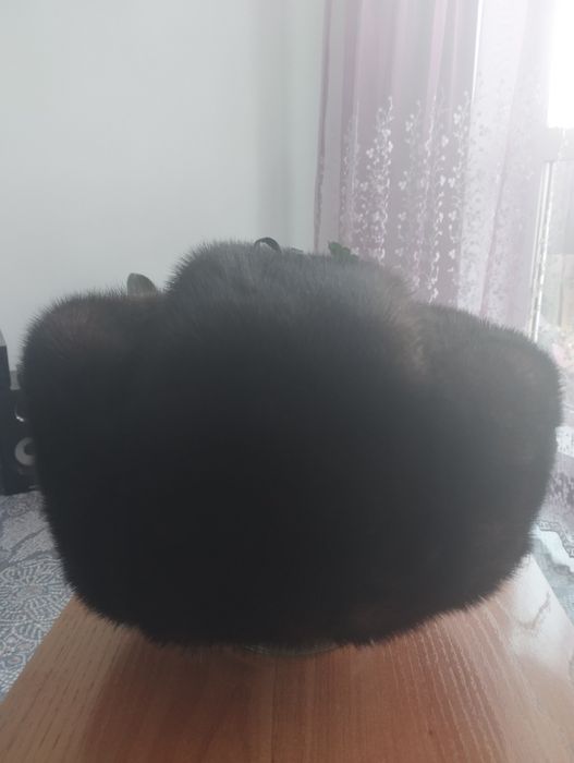 Норковая шапка ушанка.