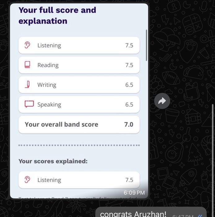IELTS 8.0/7.5 репетитор