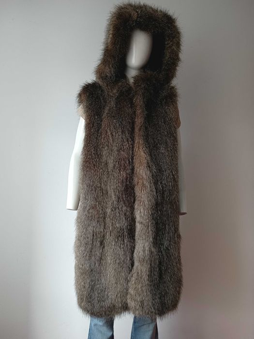 Vestă imitație de blană nouă