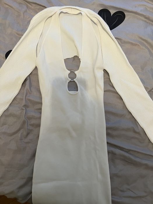 Vand rochie alba scurta de vara