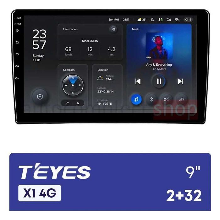 TEYES X1 4G 2/32  | Рассрочка by Teyes mavjud 6–24 oy