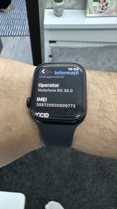 Ceas apple watch 8 Celluar 45mm. Cu factura