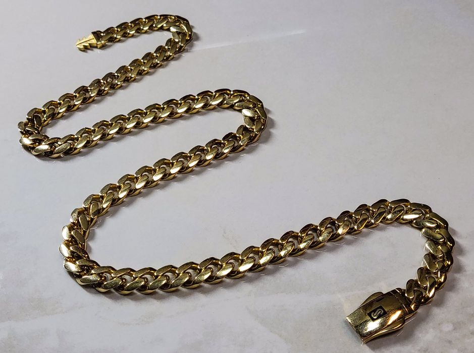 Lanț MONACO CHAIN Classic din aur 14K – lungime 50 cm, gramaj 35,17 gr