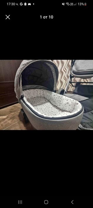 Бебешка количка Moni Polly 3v1