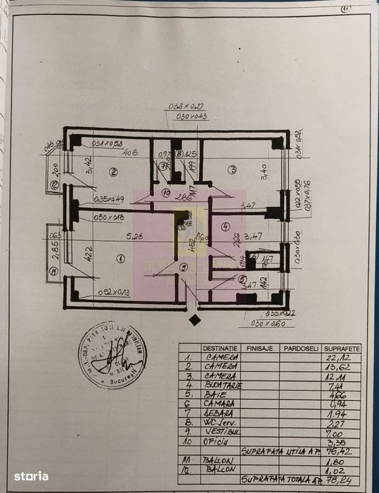 Apartament 3 camere Decebal stradal