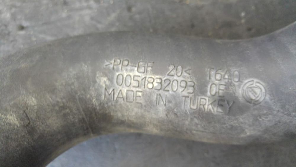 Tubulatura furtun intercooler fiat doblo cargo 2 1.6 d multijet