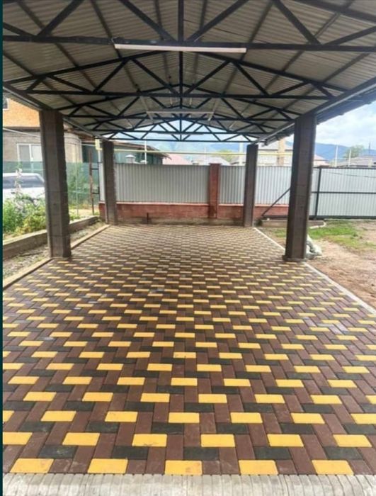 Укладка брусчатки