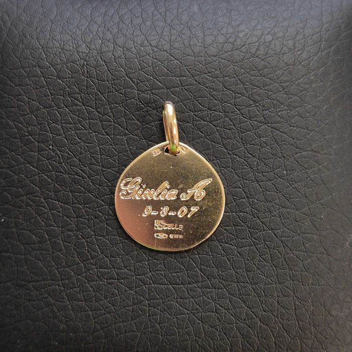 Medalion Aur 18K - 2.25 grame ( B33446.1 / Ag28 Doi Baieti )