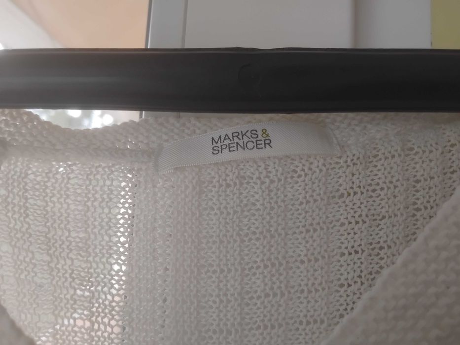 Marks & Spencer  - оригинална бяла жилетка