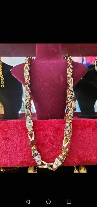 Мъжки позлатени ланци с 14карата златно покритие