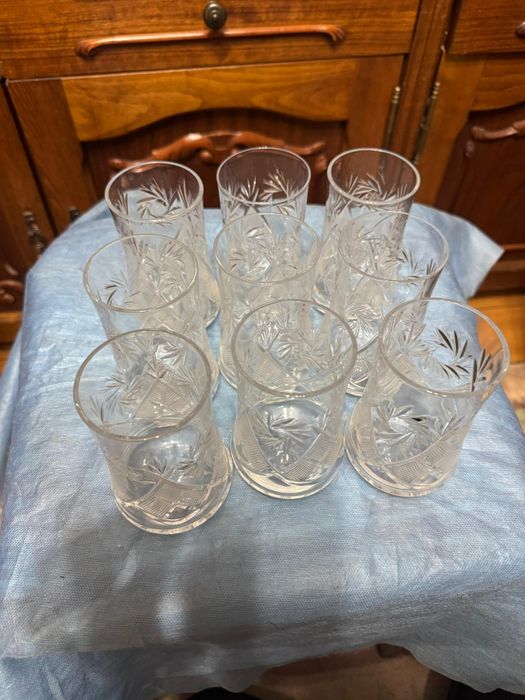 Стакана хрустальные