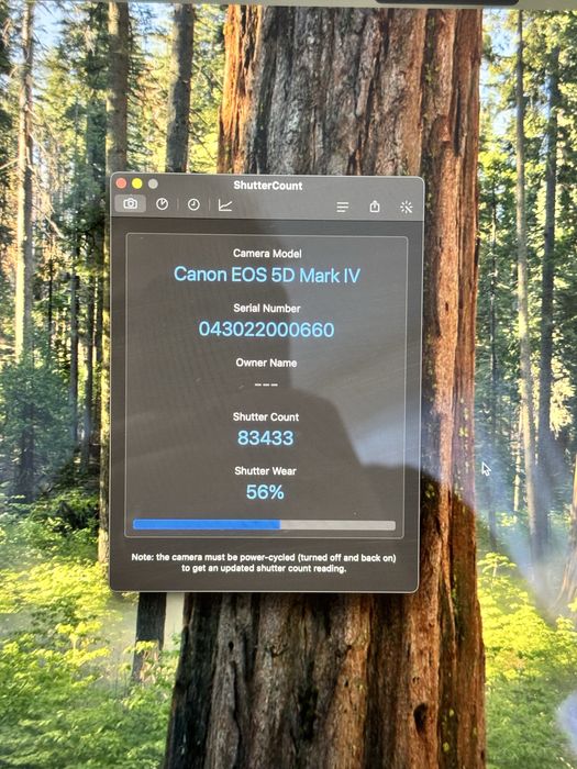 Canon 5D IV - 83k cadre
