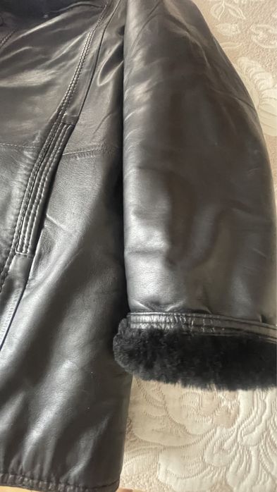 Мужская натуральная дубленка