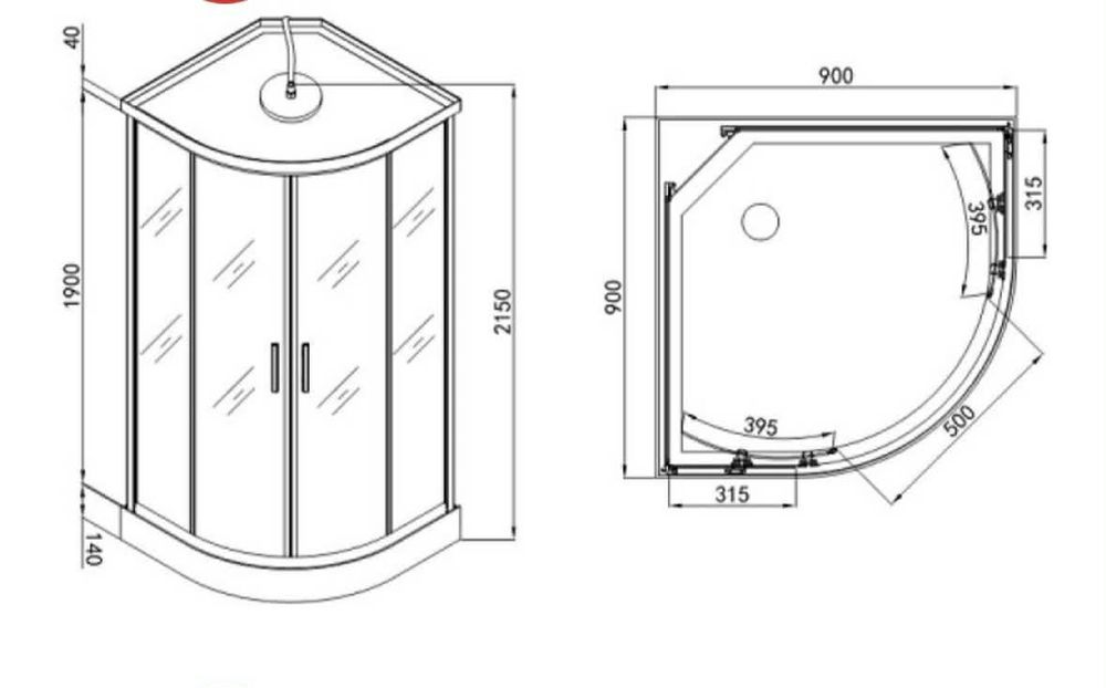 Нова Хидромасажна душ кабина