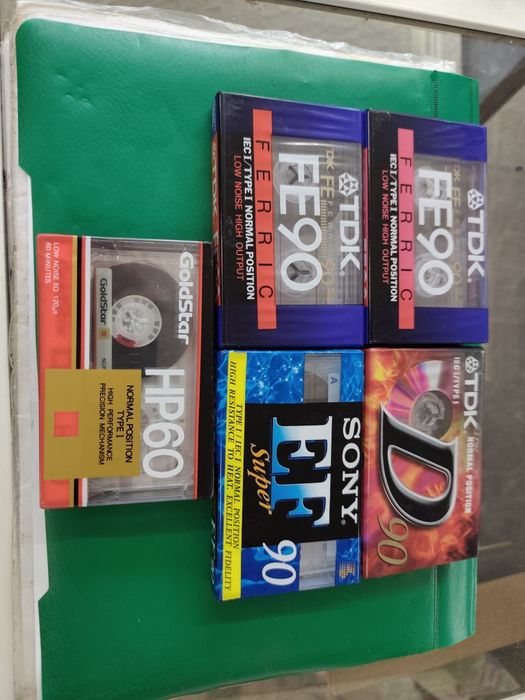 Нови аудио касетки tdk sony