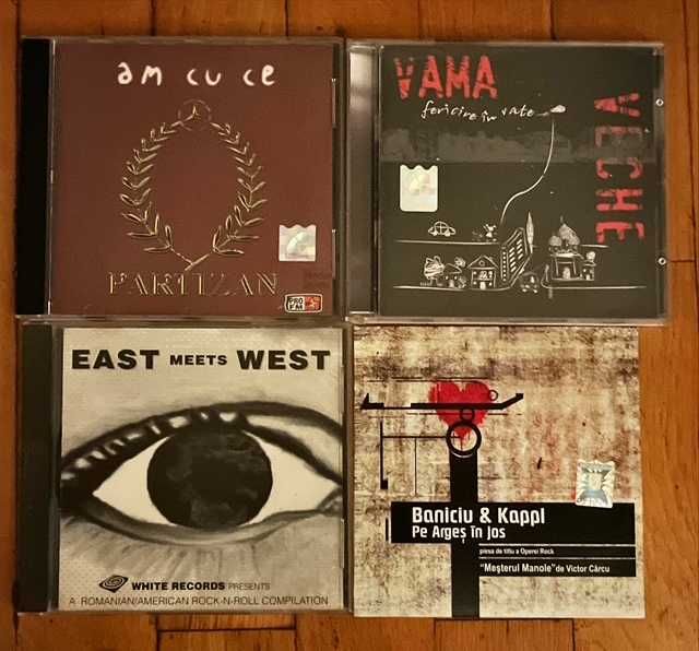 CD rock RO: Partizan, Vama Veche, Desperado, Kumm, Taxi, Hara, 4xmetal