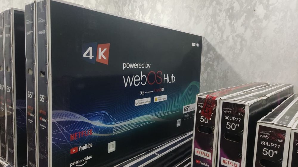 Телевизоры с webos LG Смарт, гарантия 5 лет