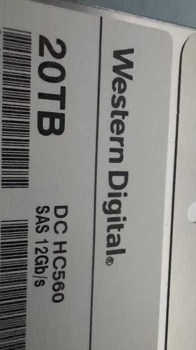 Hard Disk WD Ultrastar DC HC560 20TB SAS 7200rpm