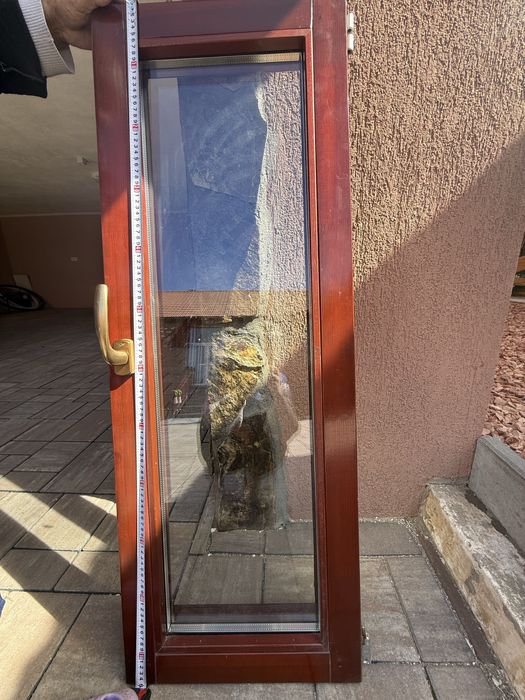 Geam termopan cu ramă din lemn – 115 cm înălțime - (8geamuri disponibile )